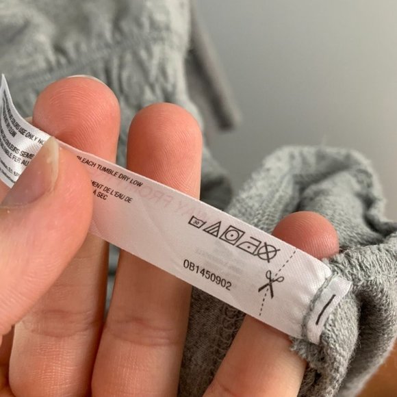 Revolve Free People FP Movement Circuit Tunic Grey Cotton Smocked Sweatshirt L - Picture 8 of 14